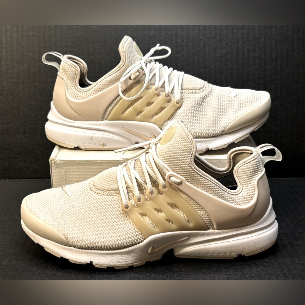 Nike Air Presto Womens Running Shoes Size 11 Style # 878068-014 Beige White